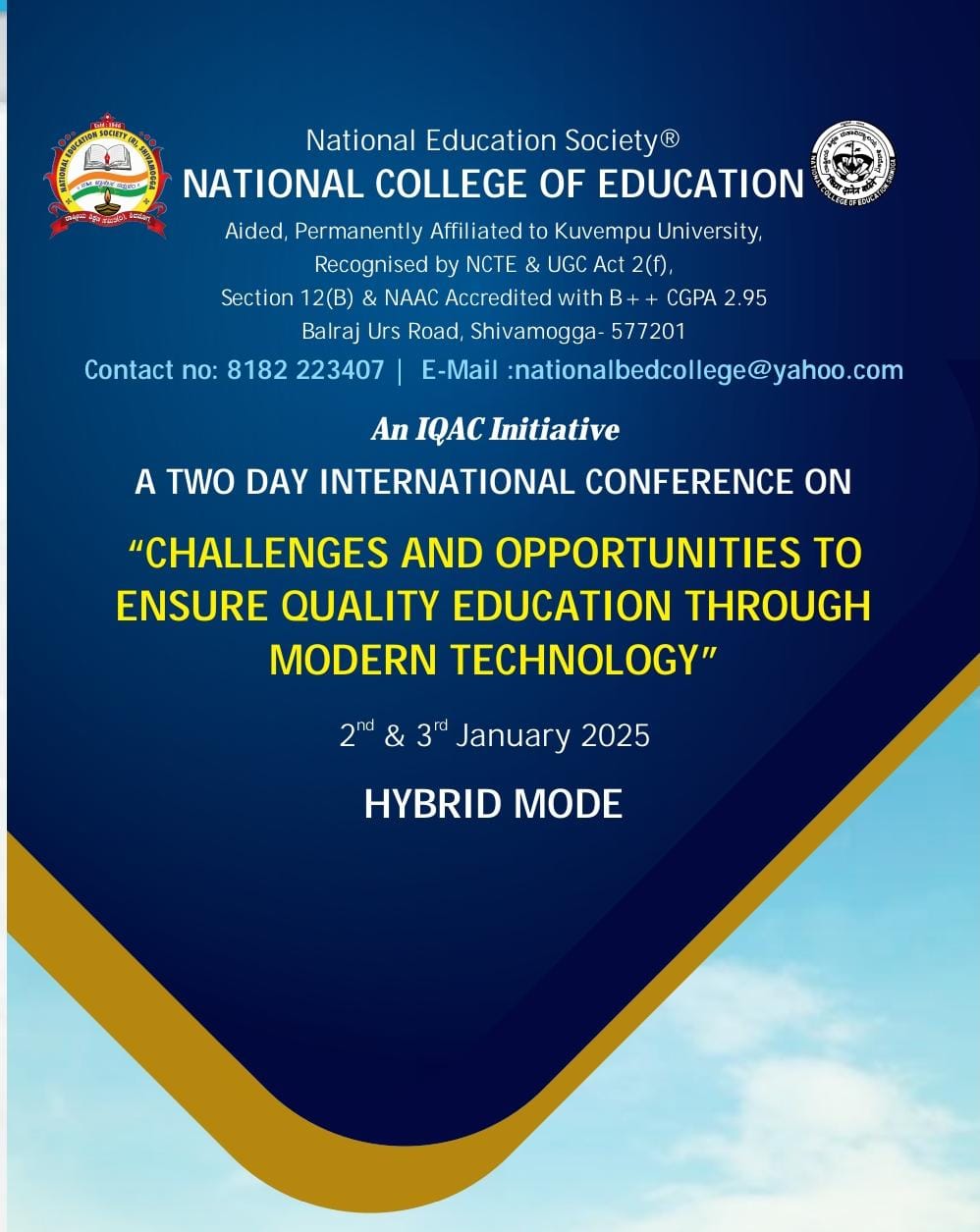 National College of Education, Shivamogga 2